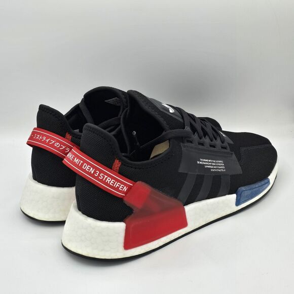 adidas NMD_R1.V2 Black Red Athletic Sneakers Textile Running Shoes Men’s 11.5 main image 7
